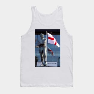 Bobby Moore Statue England Flag Wembley Stadium Tank Top